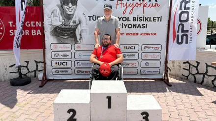 Selçuk Üniversitesi personeli Gönül, Türkiye şampiyonu oldu